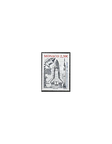 MONACO n° 2619, Cinquantenaire e la NASA, Timbres Monaco