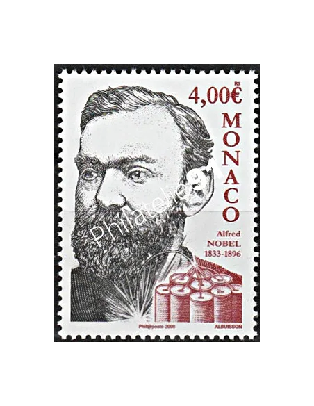 MONACO n° 2620,Alfred Nobel, Timbres Monaco