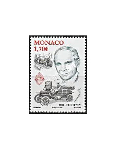 MONACO n° 2621,Voiture Ford, Henry Ford, Timbres Monaco