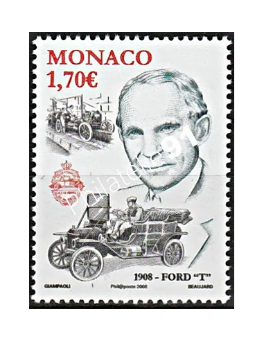 MONACO n° 2621,Voiture Ford, Henry Ford, Timbres Monaco