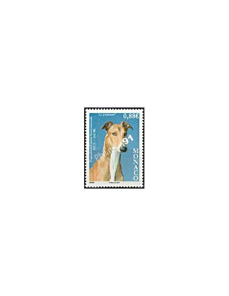 MONACO n° 2622,Chien - le Greyhound, Timbres Monaco
