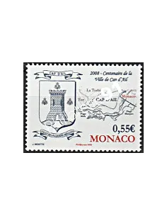 MONACO n° 2629,Centenaire de la ville du Cap d'Ail, Timbres Monaco