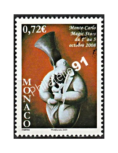 MONACO n° 2631,Monte-Carlo Magic Stars 2008, Timbres Monaco