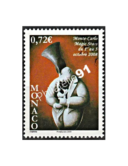 MONACO n° 2631,Monte-Carlo Magic Stars 2008, Timbres Monaco