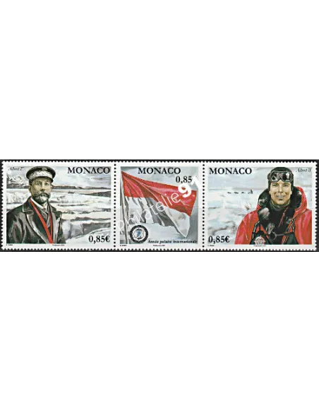 MONACO n°2652 à 2654,Année polaire internationale, Timbres Monaco