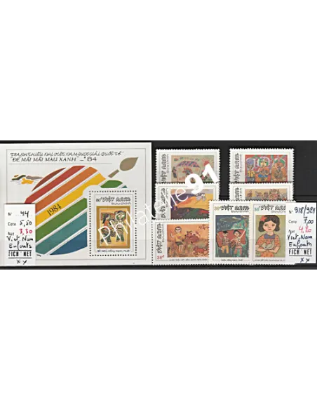 Vietnam - Lot de Timbres -  timbres thématiques