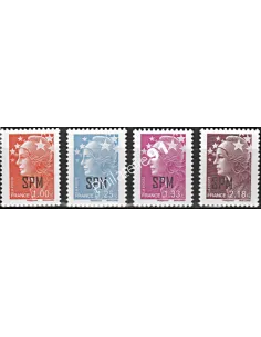 Saint-Pierre et Miquelon n° 948 à 951,Collection timbres Dom Tom
