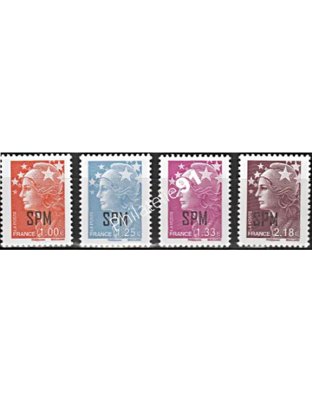 Saint-Pierre et Miquelon n° 948 à 951,Collection timbres Dom Tom