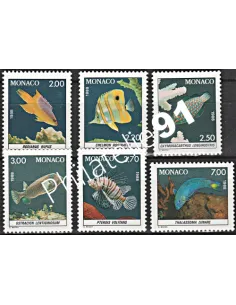 Monaco n° 1615 à 1620 - Collection timbres Monaco