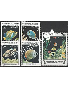 timbres de Monaco n° 1483 à 1487 - Collection timbres Monaco