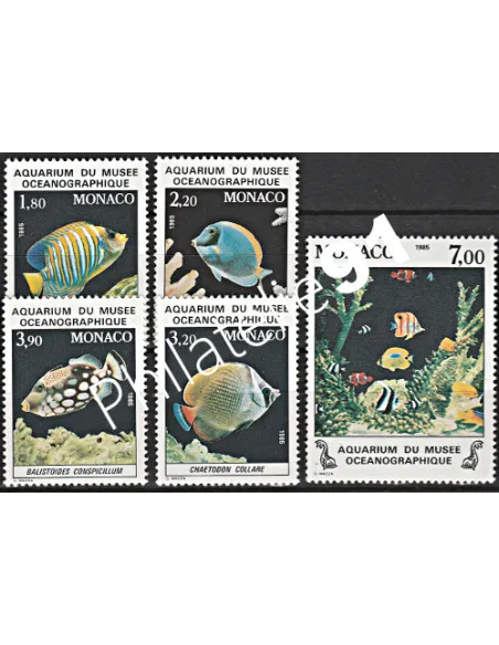 timbres de Monaco n° 1483 à 1487 - Collection timbres Monaco