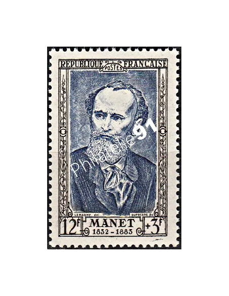 Timbre de France n°931,Célébrité,Edouard Manet, timbres France