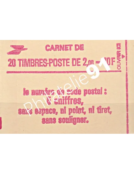 Carnet n° 2274-C4 - Marianne de Delacroix - Collection timbre France