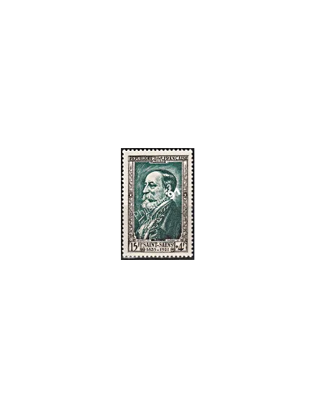 n°  932,Célébrités du XIXe siècle,Camille St-Saëns, timbres France