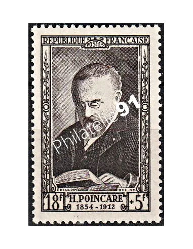Timbre n° 933,Célébrités, Poincaré, collection timbres France