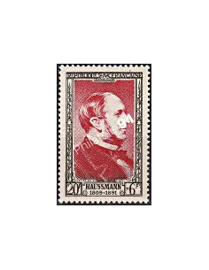 Timbre n°934,Célébrité,Baron Haussmann, Collection Timbres France