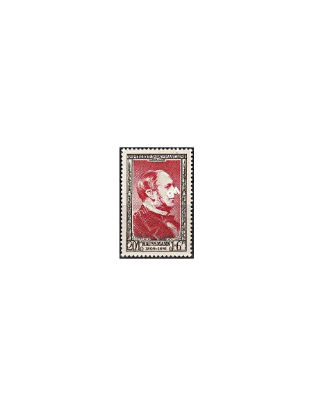Timbre n°934,Célébrité,Baron Haussmann, Collection Timbres France