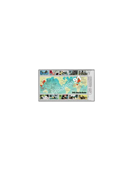 ÉTATS-UNIS - Feuille n° 2099 à 2108 - La Seconde guerre mondiale (2)