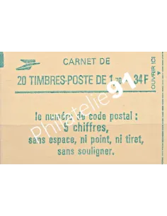 Carnet n° 2318-C1 - Marianne de Delacroix - Collection timbre France