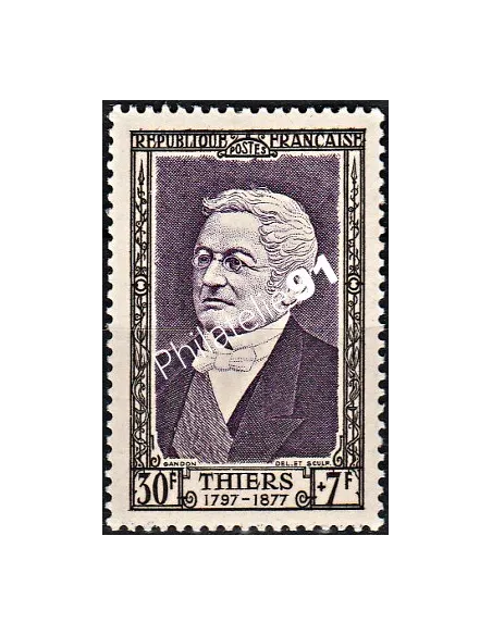 Timbre n°935,Célébrités,Adolphe Thiers, collection timbres France