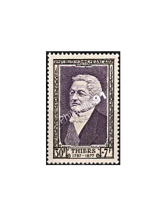 Timbre n°935,Célébrités,Adolphe Thiers, collection timbres France