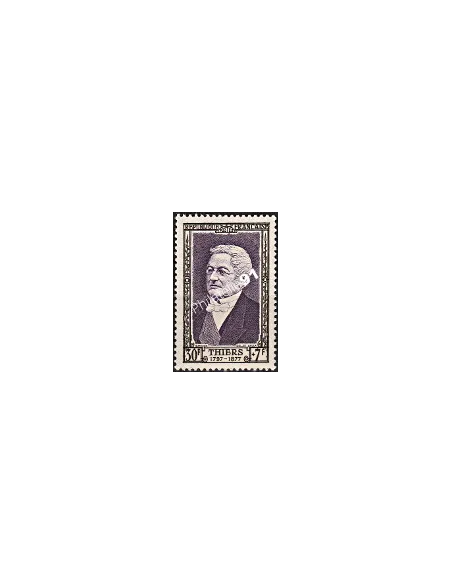 Timbre n°935,Célébrités,Adolphe Thiers, collection timbres France