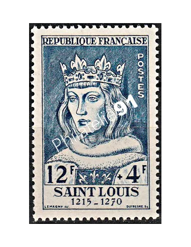 Timbre de France n°989,Célébrités du XIIIe au XXe siècles,Saint-Louis,collection timbres France
