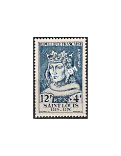 Timbre de France n°989,Célébrités du XIIIe au XXe siècles,Saint-Louis,collection timbres France