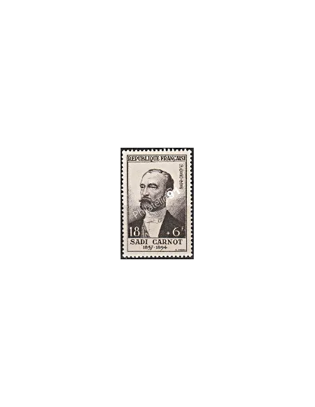 Timbre de France n°991,Célébrité,Sadi Carnot, collection timbres France