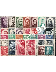 Année complète de timbres de France 1948, collection Timbres France