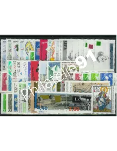 Année complète de timbres de France1993, collection timbres de France