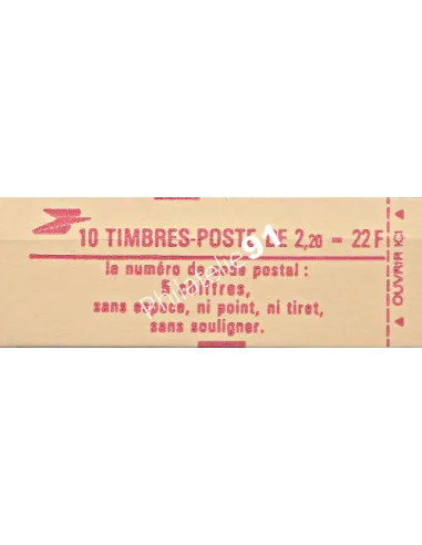 Carnet n° 2376-C3 - Type Delacroix - Collection timbre France