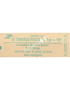 Carnet n° 2424-C4 - Type Delacoix - Collection timbre France