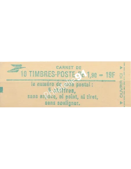 Carnet n° 2424-C4 - Type Delacoix - Collection timbre France