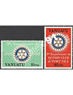 Vanuatu - n° 609 à 610 - Timbres des colonies Françaises