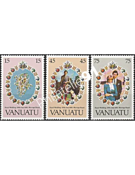 Timbre de Vanuatu n° 628 à 630 - Timbres des colonies Françaises
