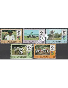 Timbre de Vanuatu n° 657 à 661 - Timbres des colonies Françaises