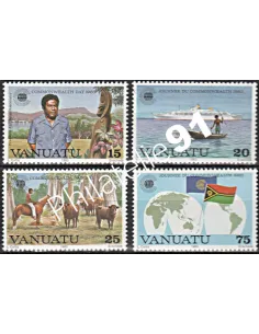 Timbre de Vanuatu n° 672 à 675 - Timbres des colonies Françaises