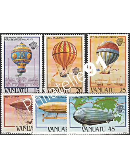 Timbre de Vanuatu n° 676 à 681 - Timbres des colonies Françaises