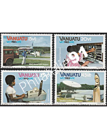 Timbre de Vanuatu n° 682 à 685 - Timbres des colonies Françaises