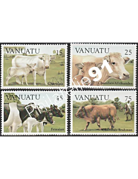 Timbres de Vanuatu n° n° 695 à 698 - Timbres des colonies Françaises