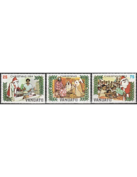 Timbres de Vanuatu n° n° 702 à 704 - Timbres des colonies Françaises