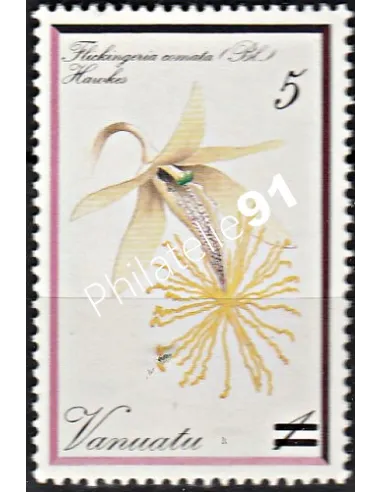Timbres de Vanuatu n° 709, orchidée, Timbres des colonies Françaises