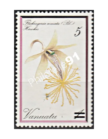 Timbres de Vanuatu n° 709, orchidée, Timbres des colonies Françaises