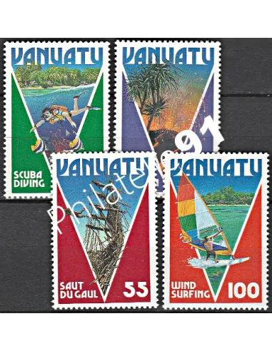 Timbres de Vanuatu n° n° 731 à 734 - Timbres des colonies Françaises