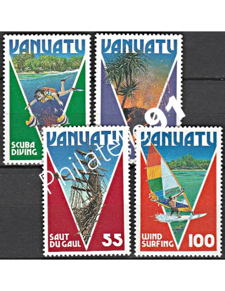 Timbres de Vanuatu n° n° 731 à 734 - Timbres des colonies Françaises