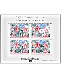 Bloc n° 1 des TAAF - Bicentenaire Philexfrance 89