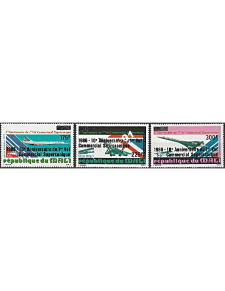 Mali - PA n° 520 à 522 - Collection timbres des Colonies Française