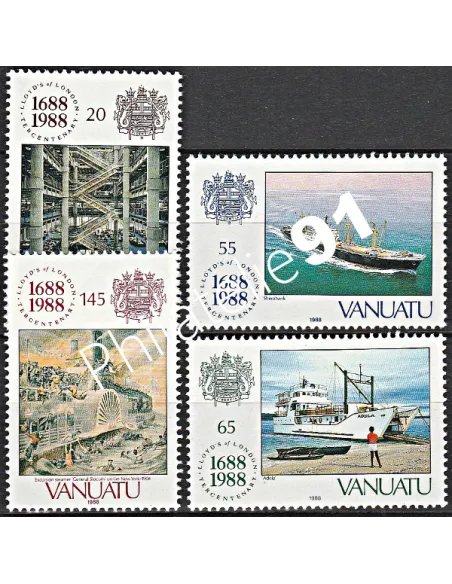 Vanuatu - n° 810 à 813 - Timbres des colonies Françaises