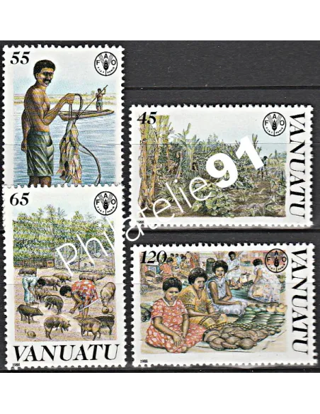 Vanuatu - n° 814 à 817 - Timbres des colonies Françaises